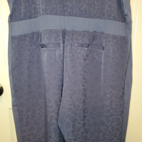 Athleta Brooklyn textured jumpsuit  in medieval Violet size 18 - Picture 10 of 16